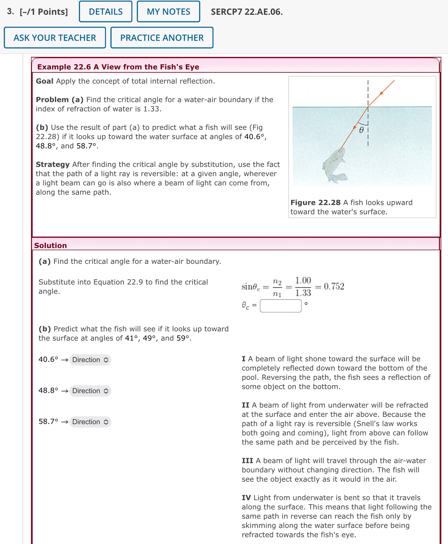questions are down below.1. 1. [-/1 Points] DETAILS MY NOTES SERCP7 22.AE.02.