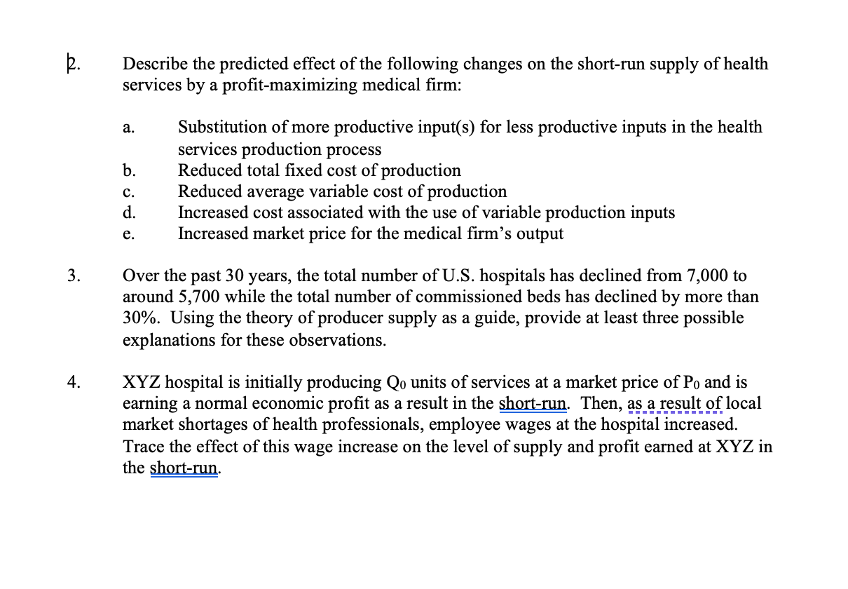 that follow regarding the supply behavior of a theoretical, prot-maximizing, price-taking home