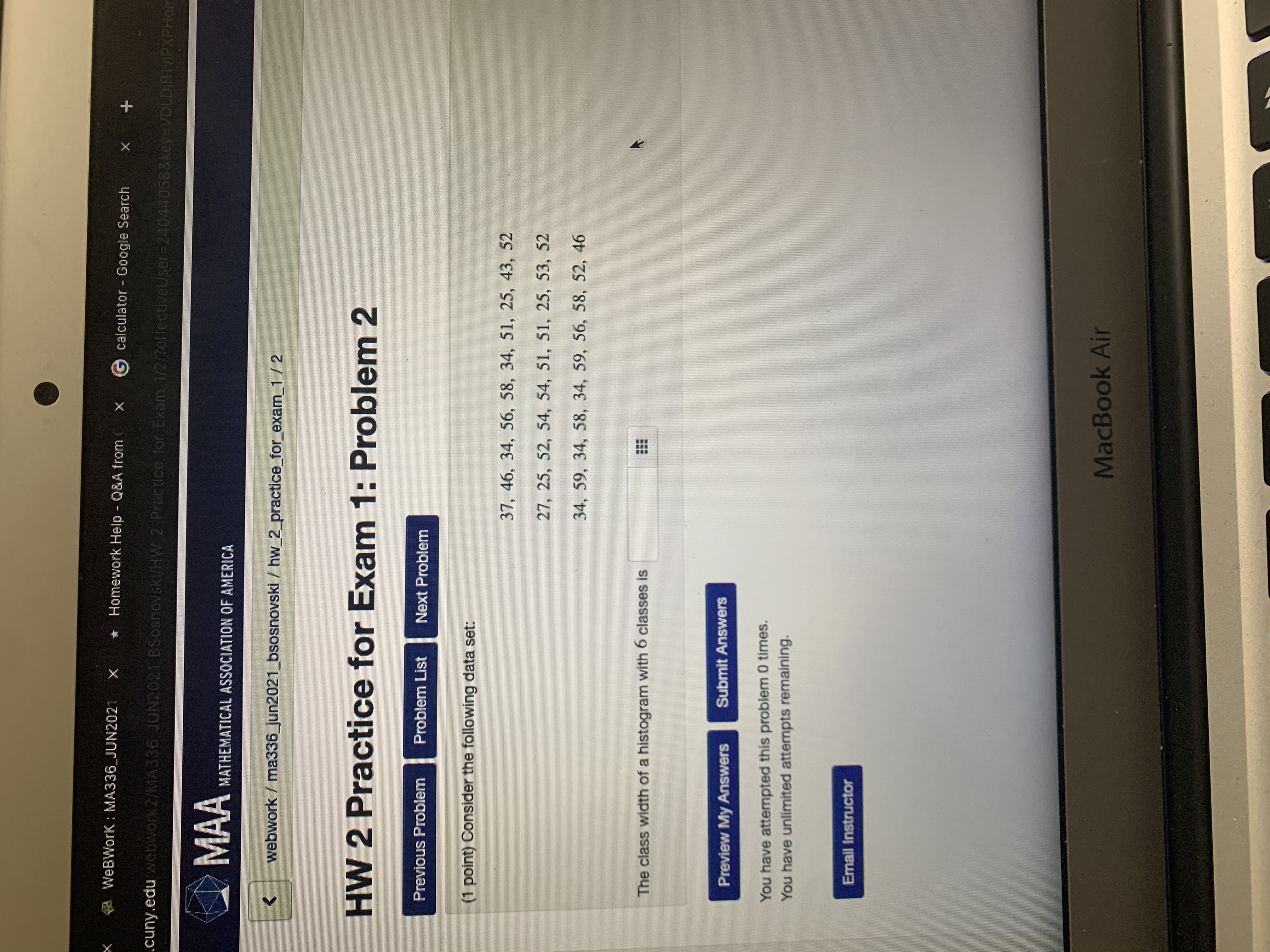 @ calculator - Google Search .edu (1 point) (a) Create a frequency