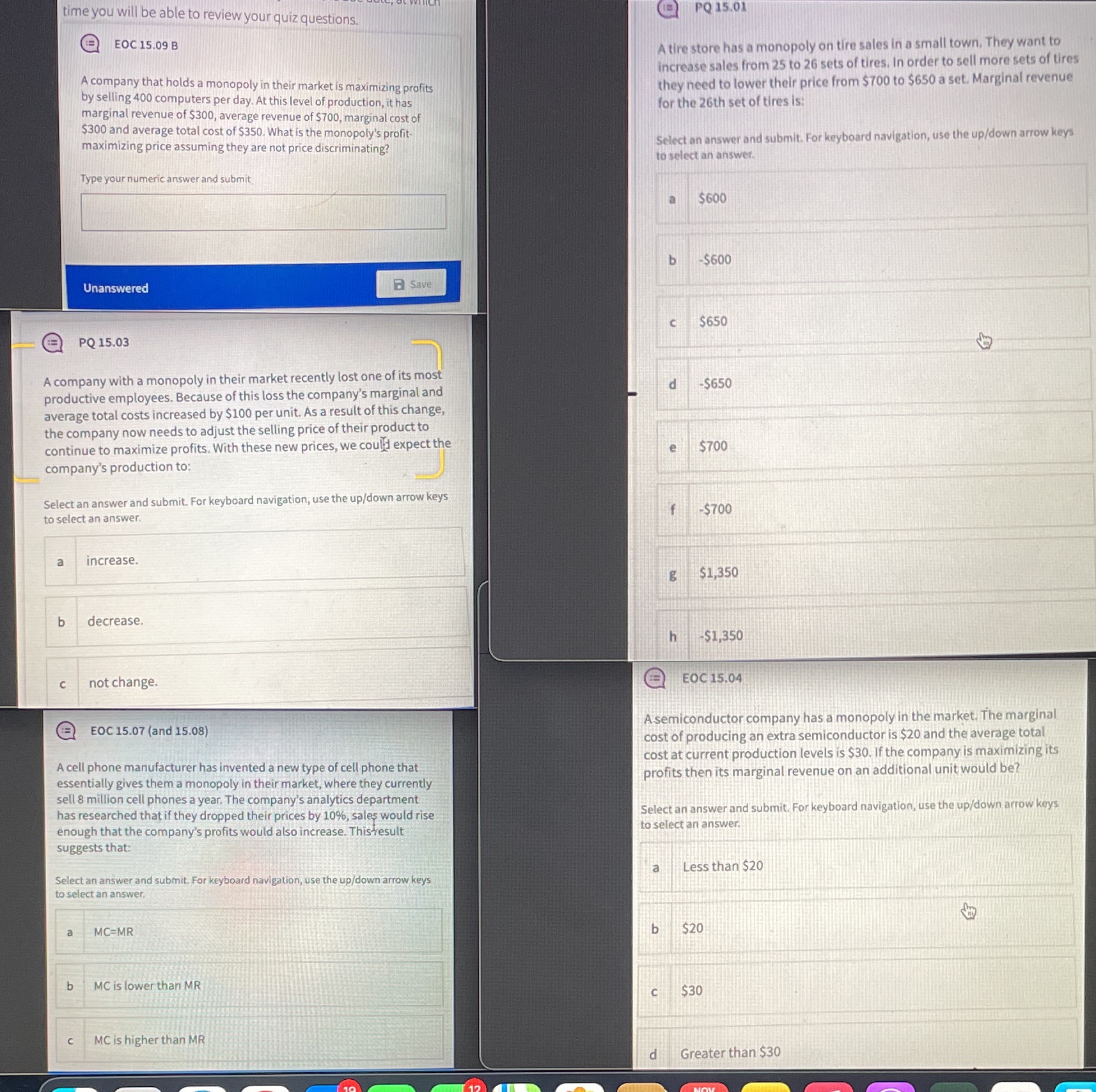 Please help me answer the following !!! time you will be able