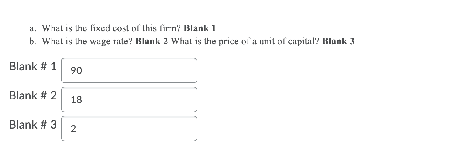 microeconomics problems. Question 1 (0.5 points) Saved Question 1. a) b) Fill-in