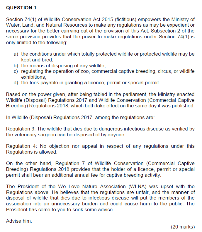 please answer all question using ILAC format. Please include cases/example in the