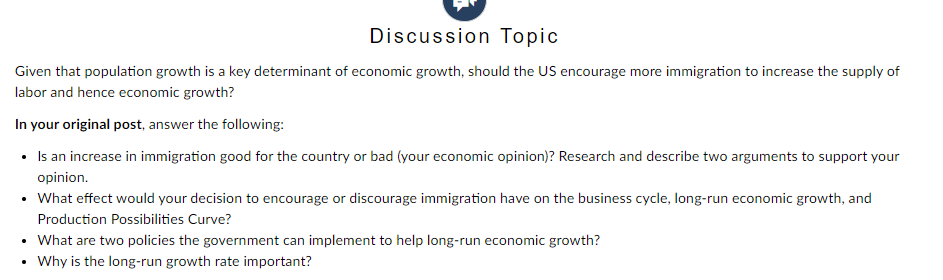 Please TYPE your response. thank you U Discussion Topic Given that