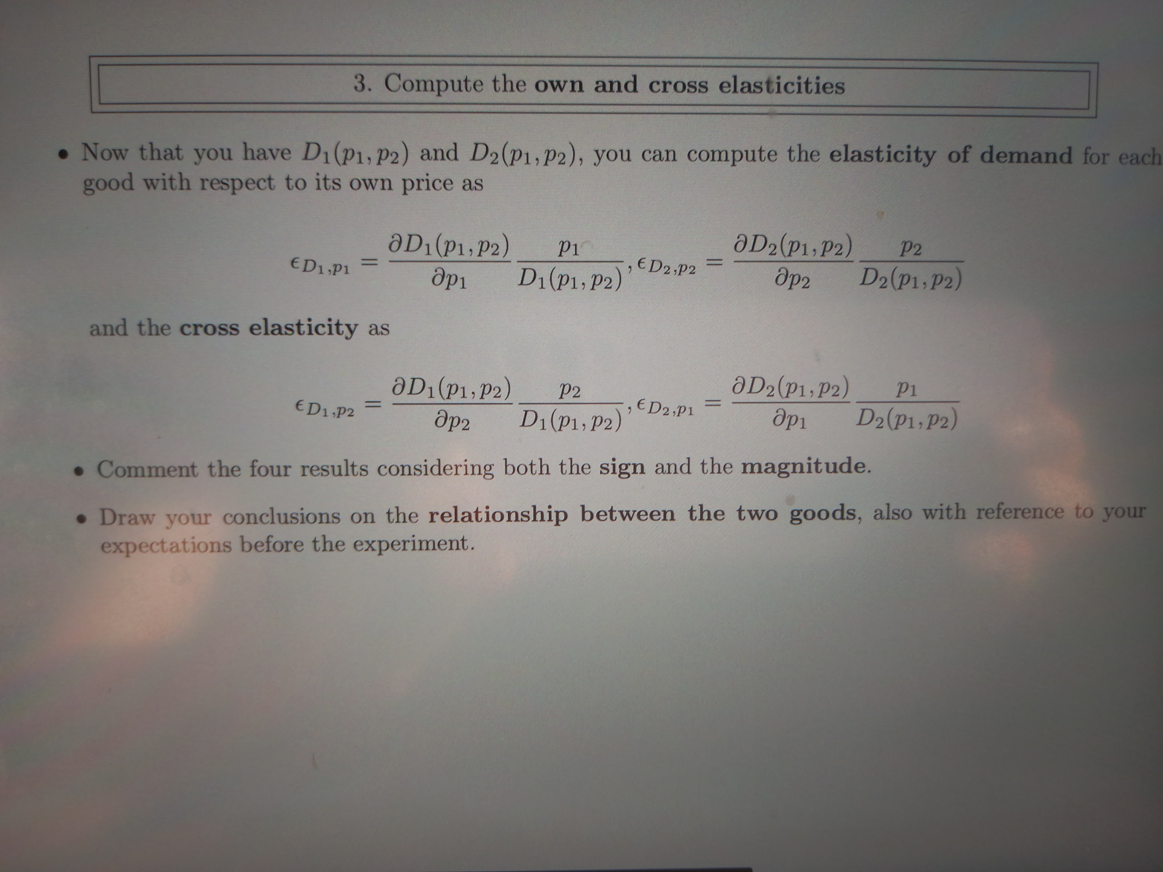 Please help me with this exercise. Please read carefully and follow all