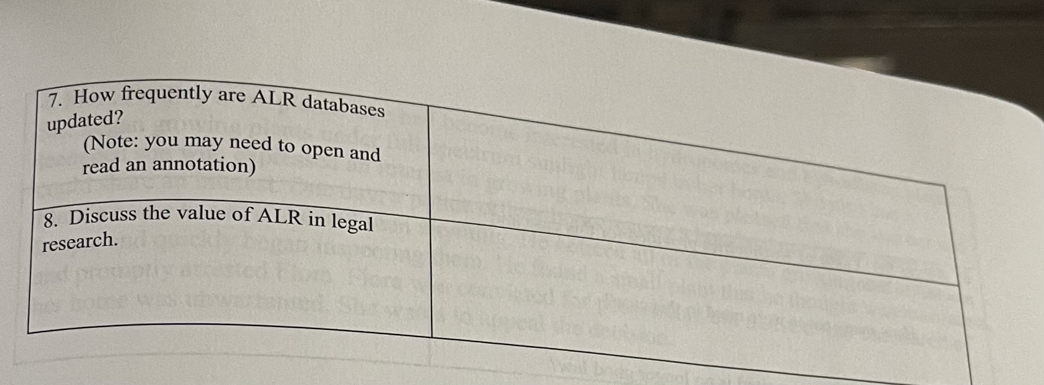  \f(c) Is the first Result the same as your response to