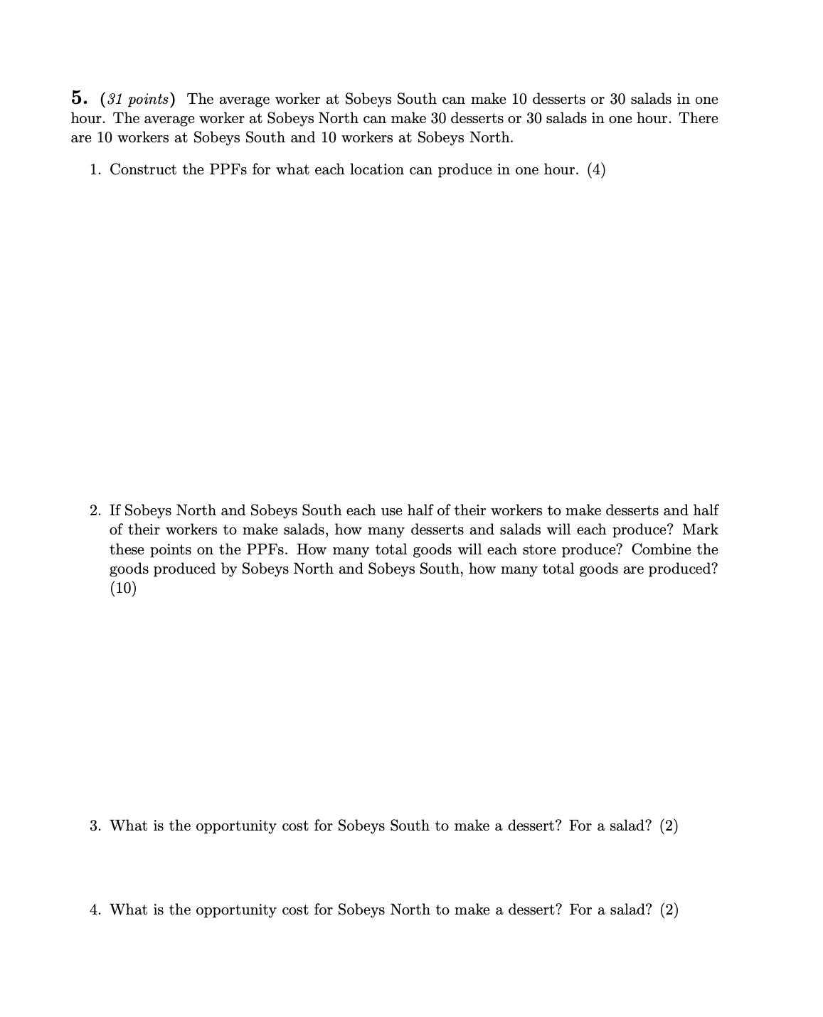 answer the following questions in the space below or on a separate