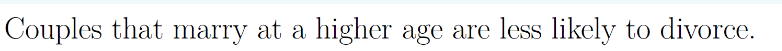 Consider sharing of income risk as a gain from marriage. Assume that