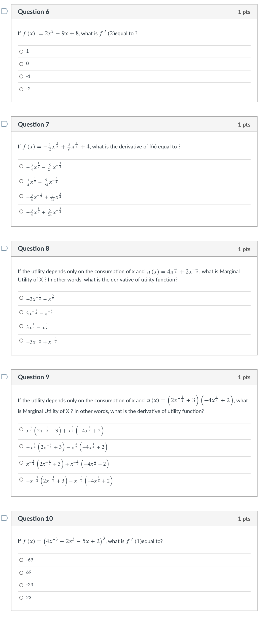 Need some help no these. Please indicate which answer. Thank you. D