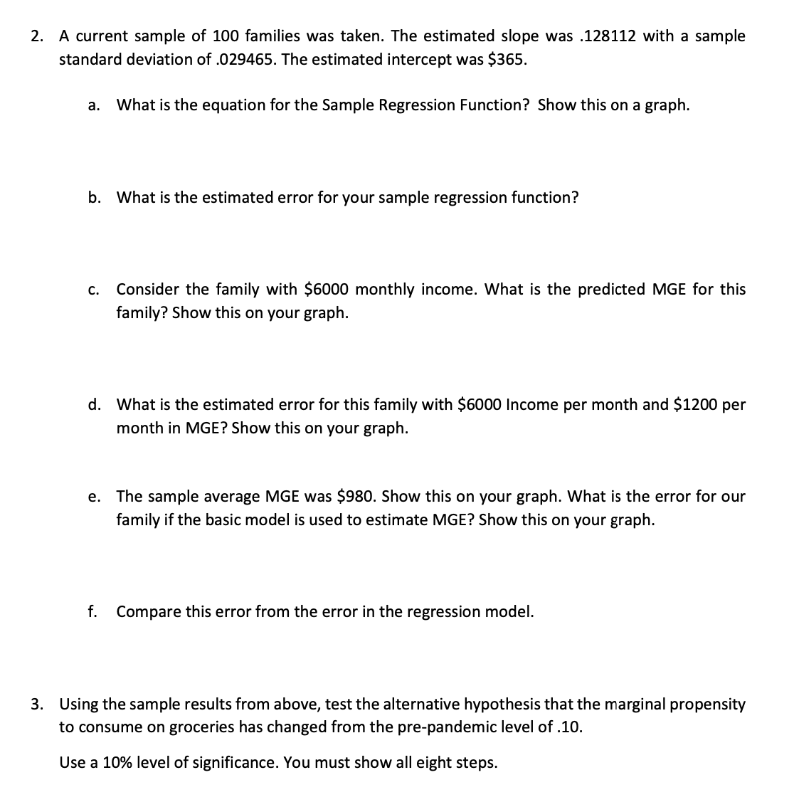 Please answer the following question 2 and 3 2. A current sample