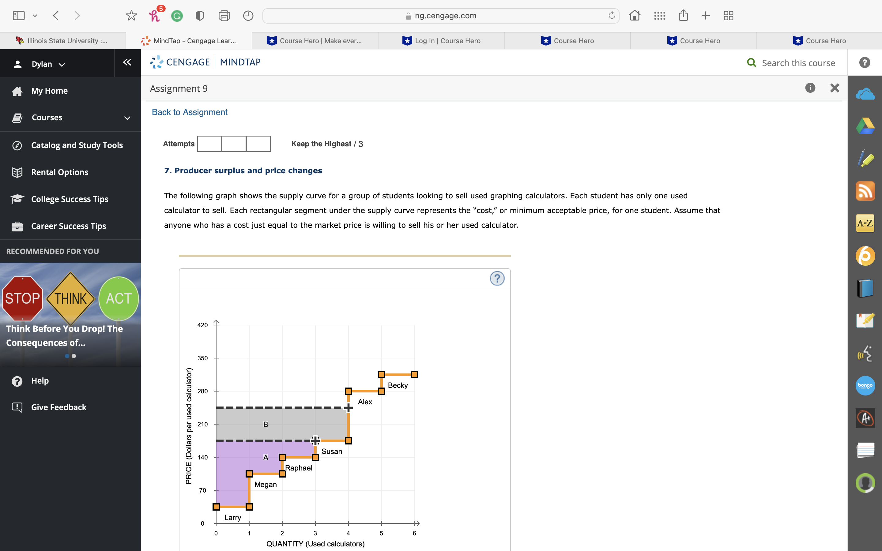  E V Q Illinois State University :.. Dylan v My Home