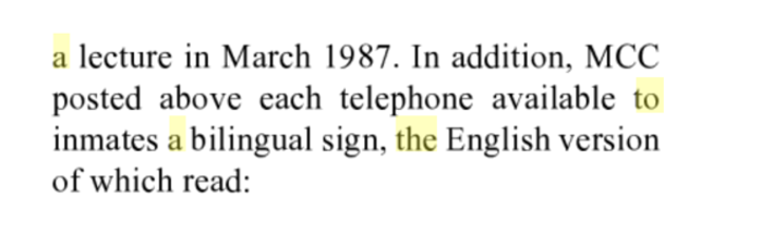 one sentence encapsulating)Facts: What are the facts that the court described and