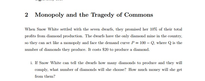 ..Help me answer the following questions.,, _'J-I _' _"'? ___' 2 Monopoly