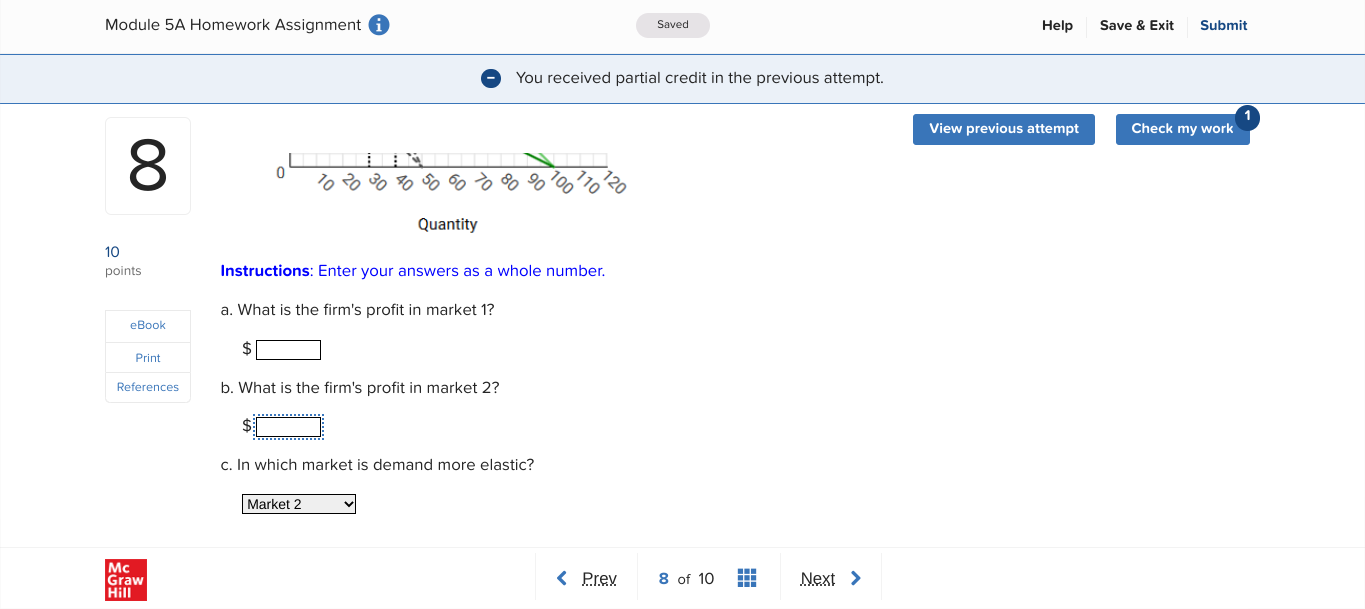 You received partial credit in the previous attempt. View previous attempt Check