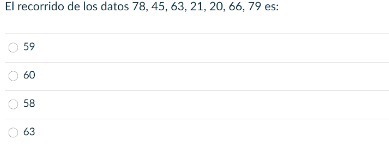 El recorrido de los datos 7B, 45, 63, 21, 20, 79 es: