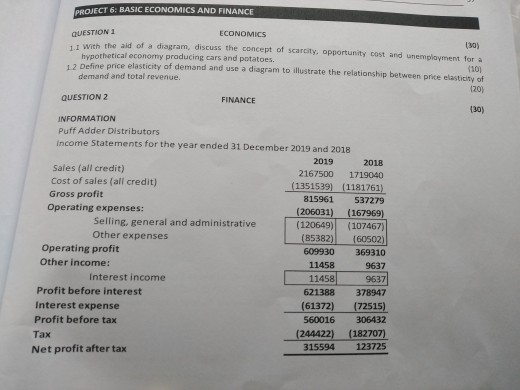 Explain why it is necessary to study economics? 3. What are the