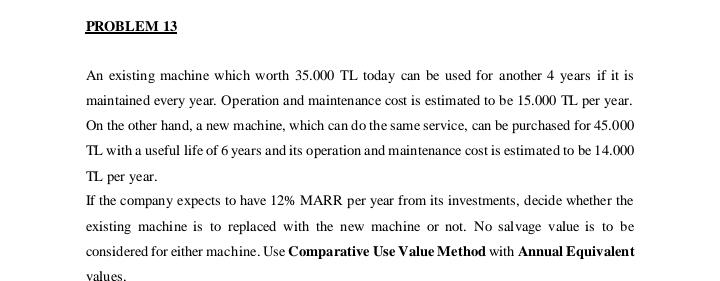 years ago with a service life of 10 years. The current book
