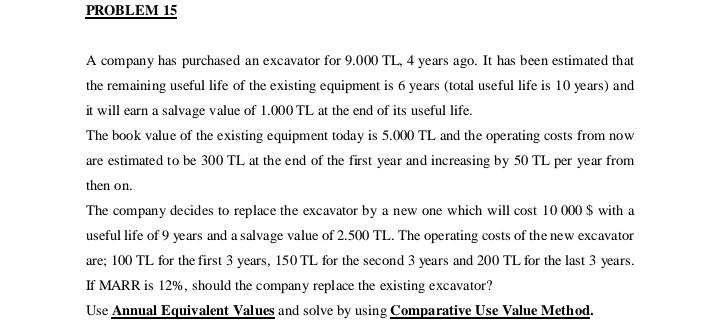 replacement of the machine with a new one which will be purchased
