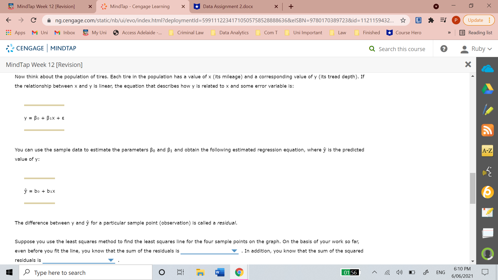 determination Consider a data set consisting of values for three variables: X,