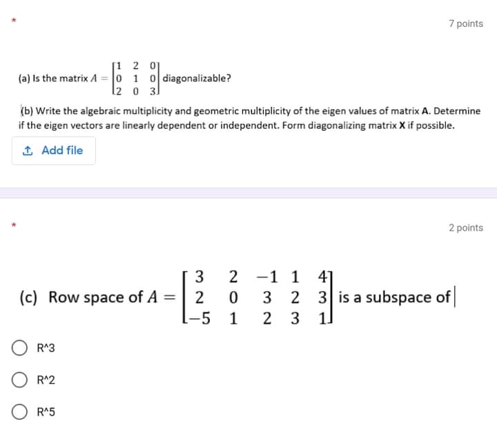 a and b question solution give me plz. also multiple choice question
