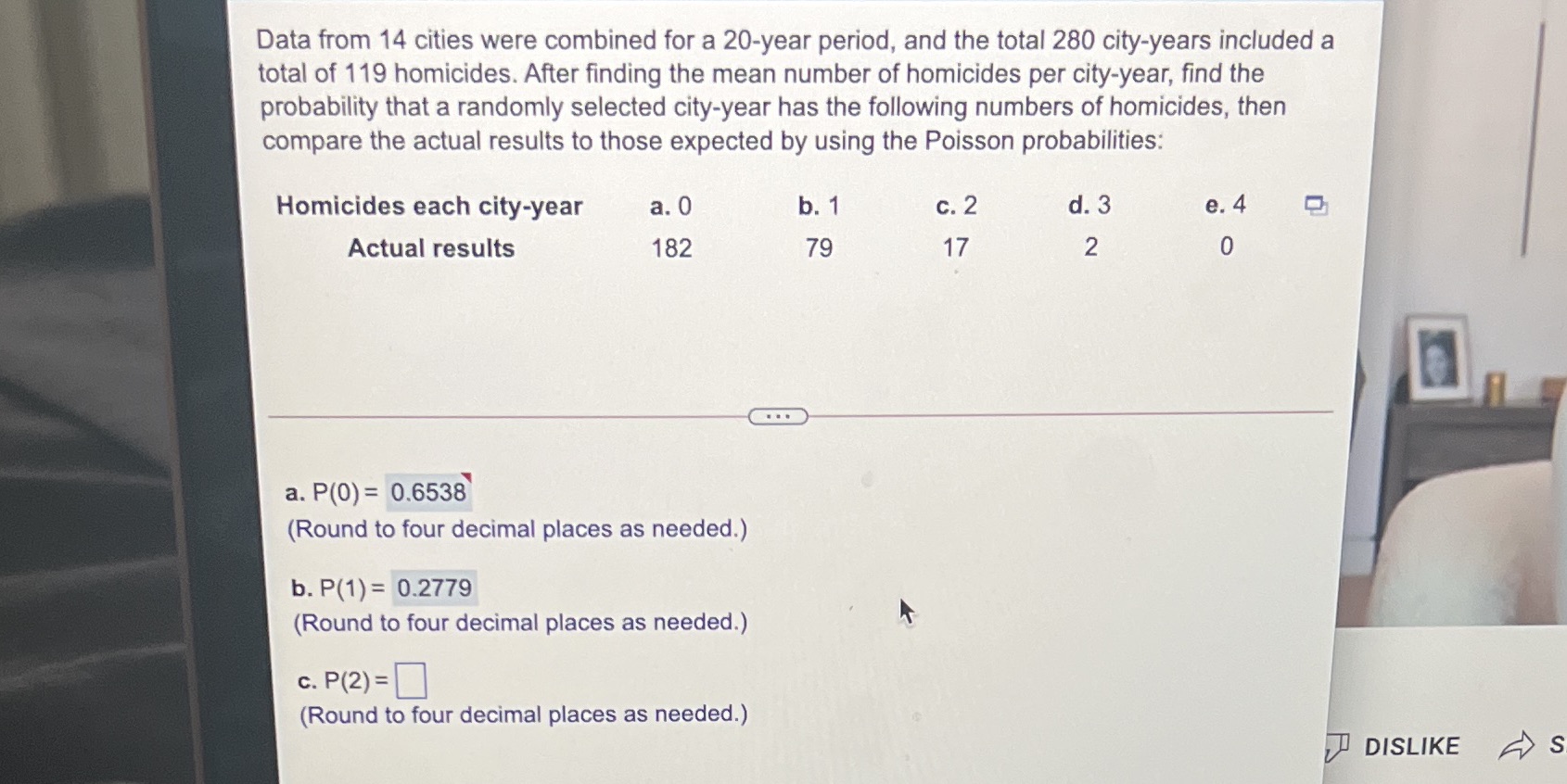 Please fill in the blank for question c Data from 14 cities