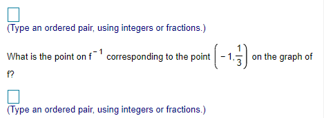 right, with three points labeled. Sketch the graph off 1 by hand,