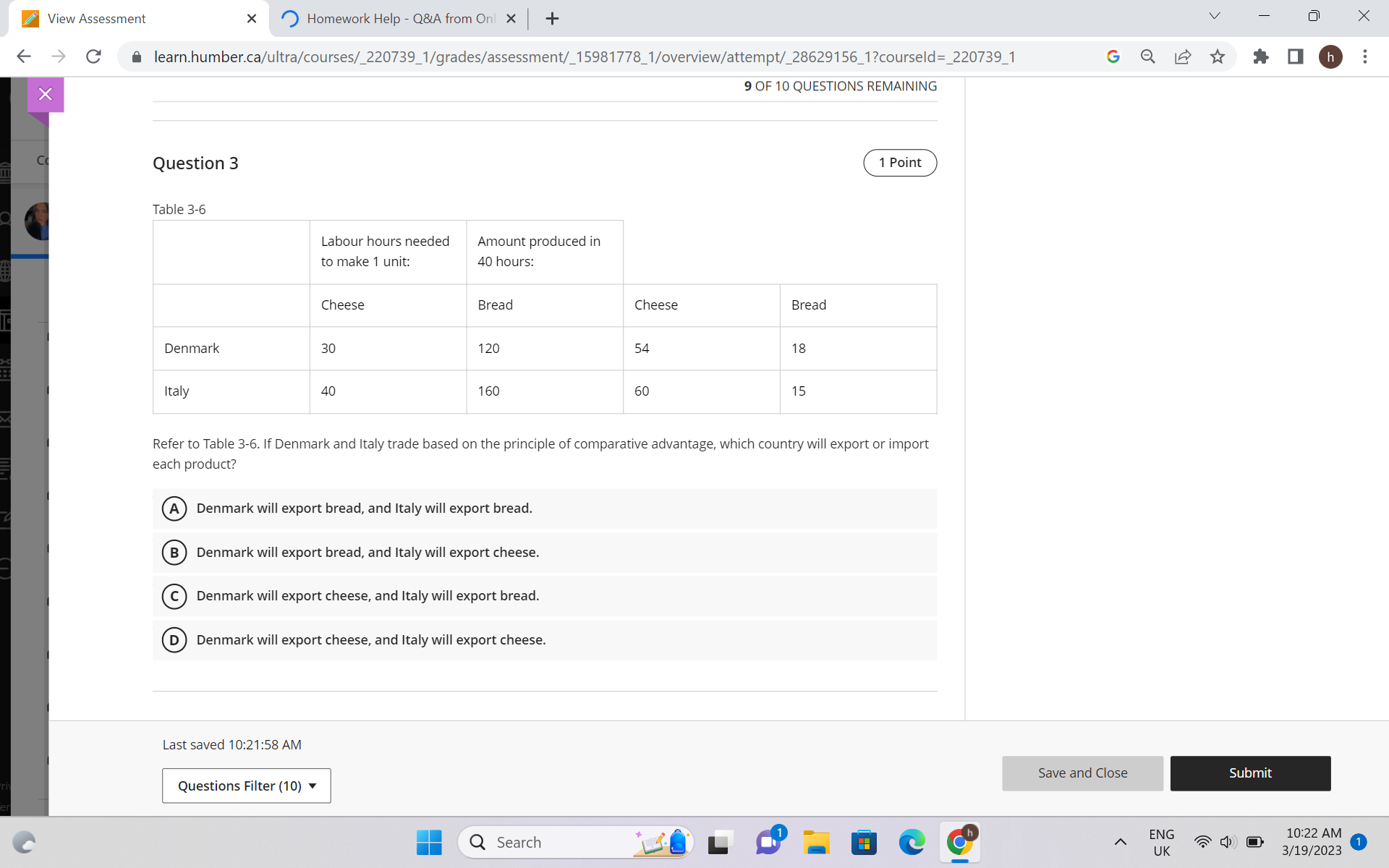 Assessment due date 3/19/23, 11:59 PM (EDT) Question 1 Point Attempts Figure