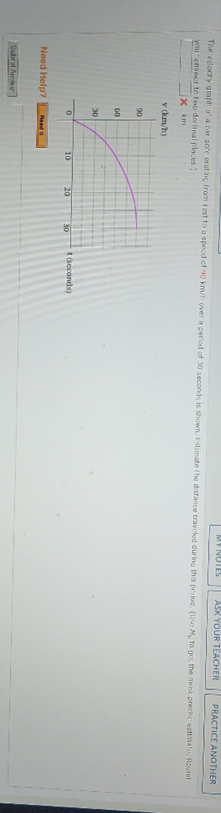 answer questions plz UR TEACHER PRACTICE ANOTHER The velocity graph of a
