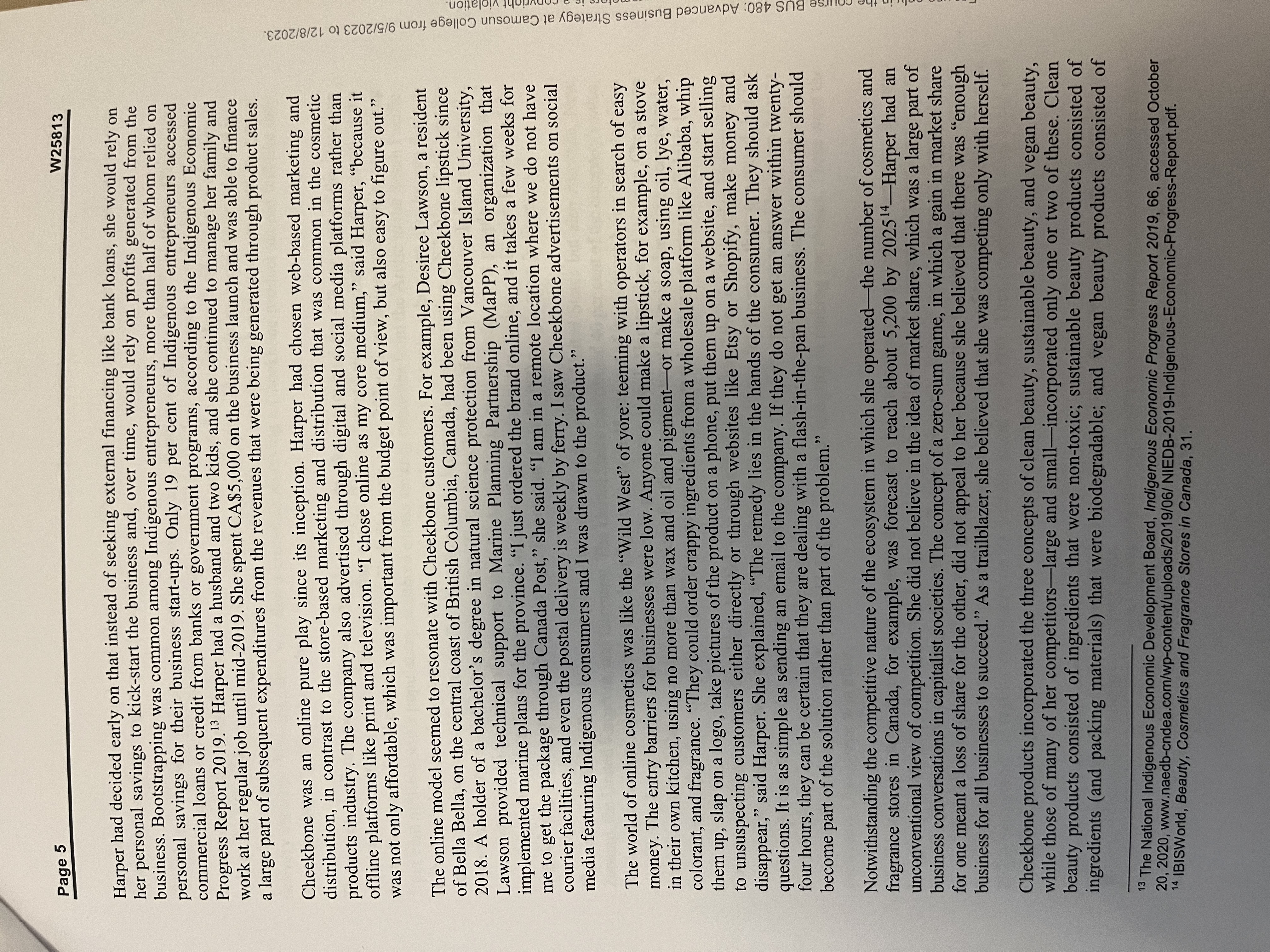 Simon Parker solely to provide material for class discussion. The authors do