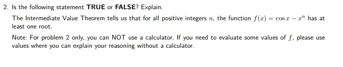 Hi. I need help solving this math question. Thank you 2. Is