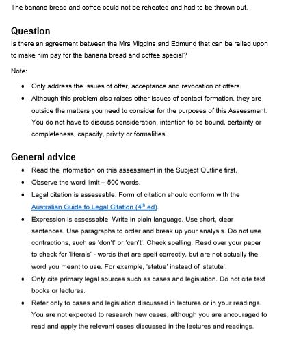 be to th Question Is en the Miggins relied upon to make