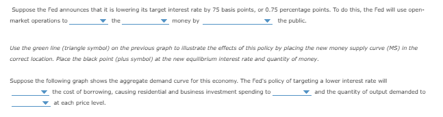 money market for some hypothetical economy. This economy is similar to the