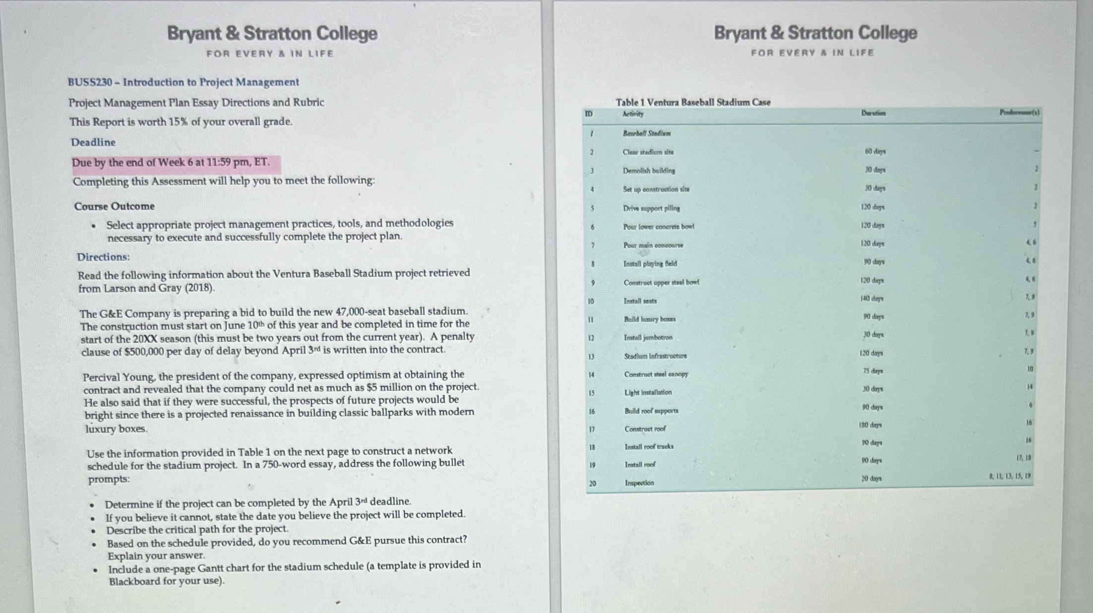 Bryant & Stratton College Bryant & Stratton College FOR EVERY &