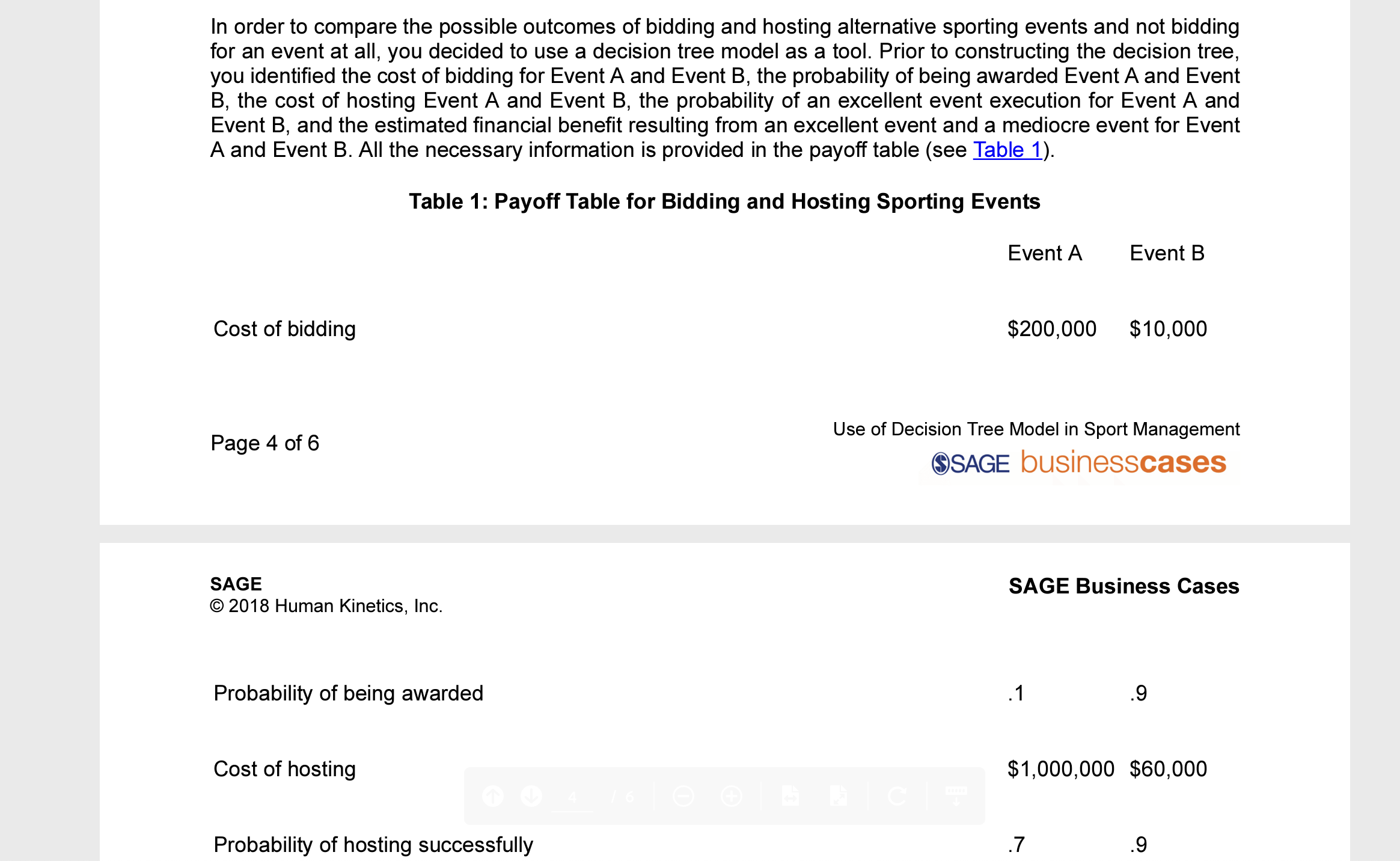 result, managers can make an informed decision when choosing the alternative that