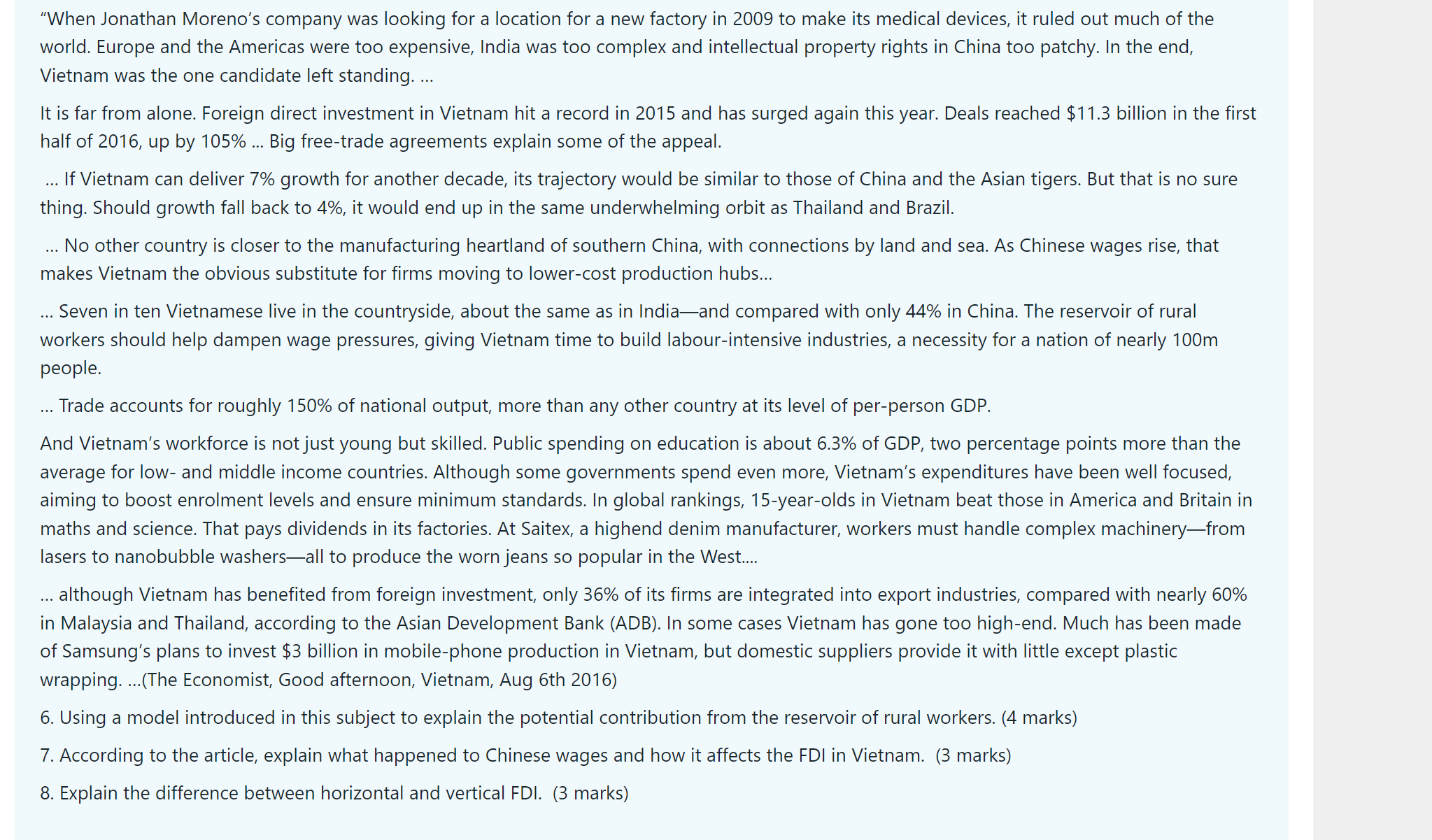 \"When Jonathan Moreno's company was looking for a location for a