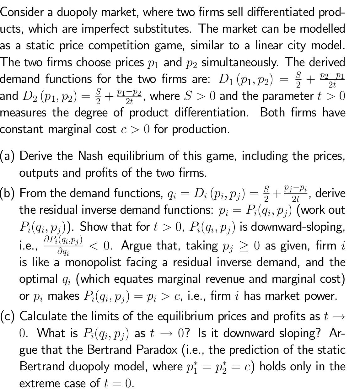 Please explain question b and c. Thank you so much Consider a