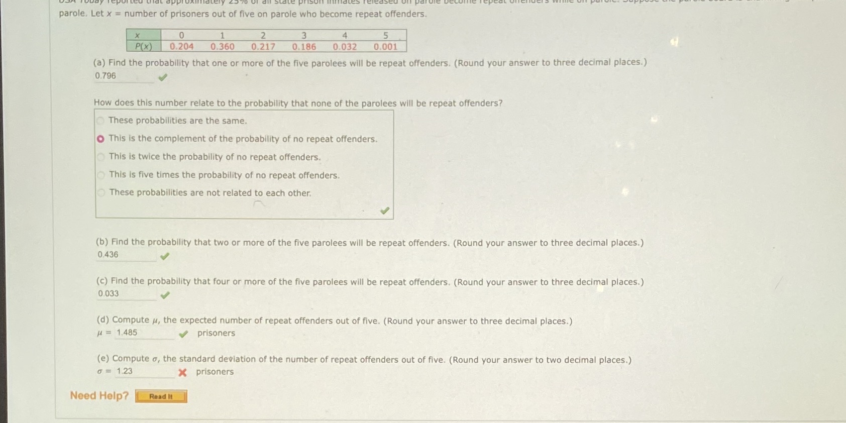Need help with part e. I sent it to tutor the first