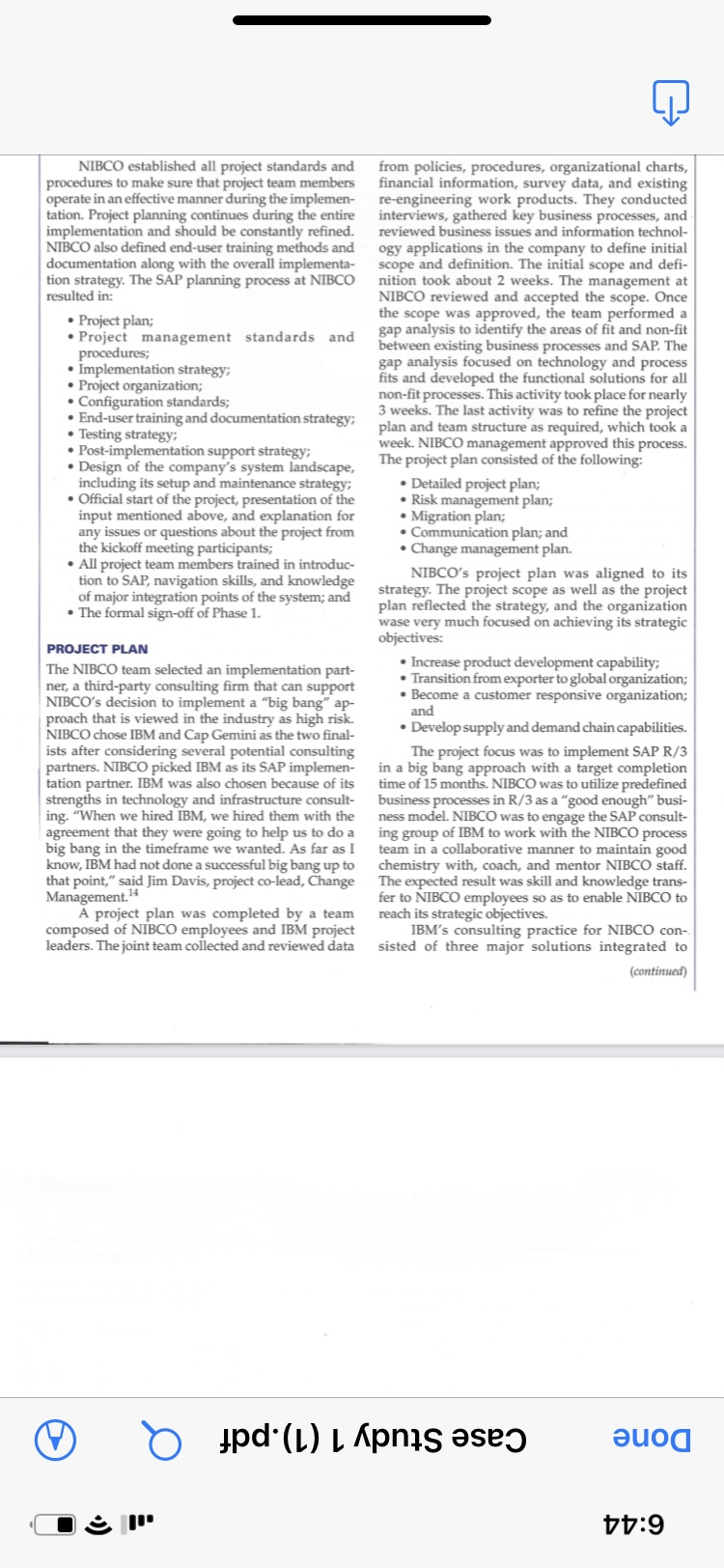 Use the WBS and start a project plan using Microsoft Project. 4.