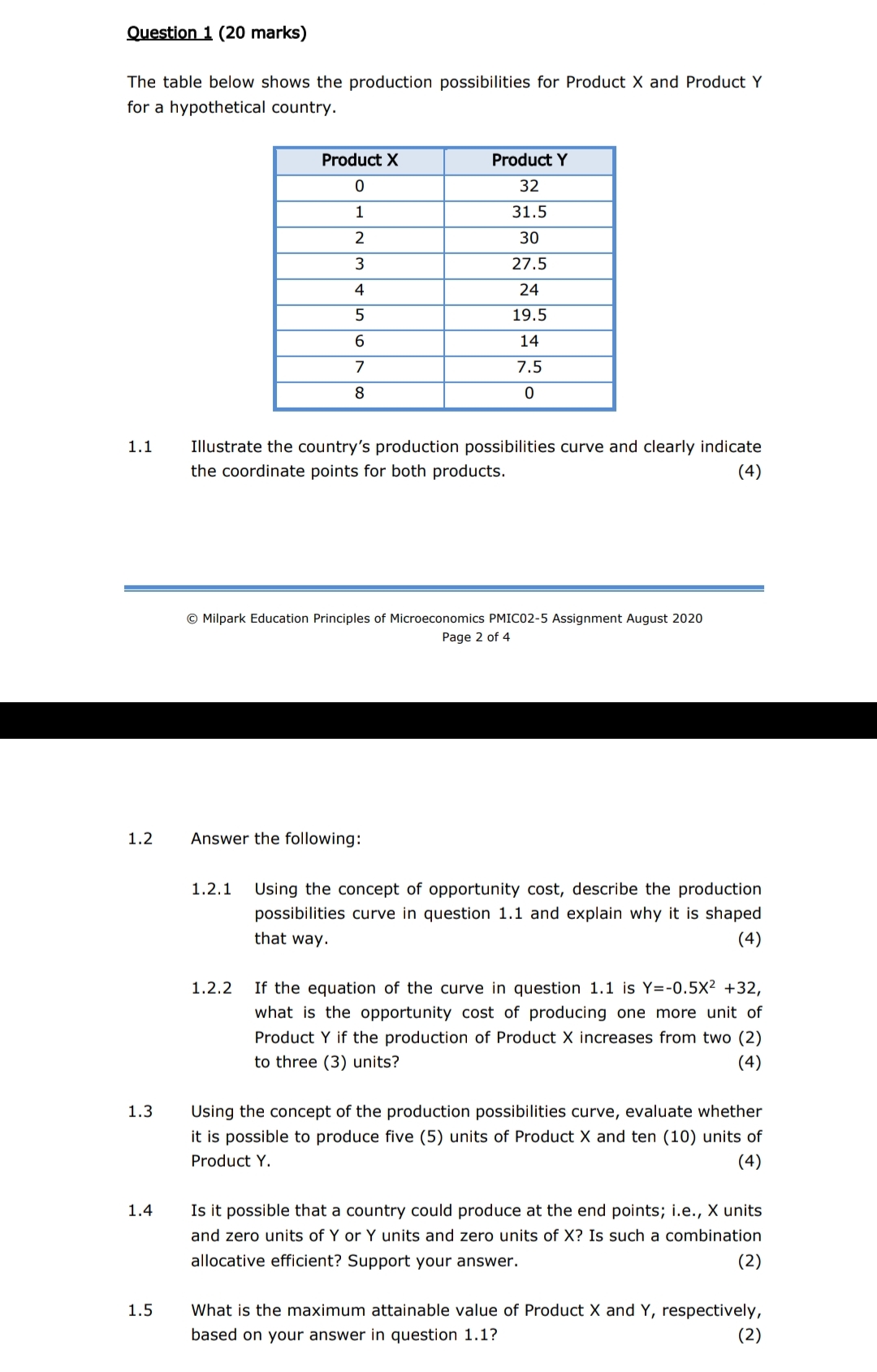 Question 1 I need help as soon as possible Quasml (20 marks)