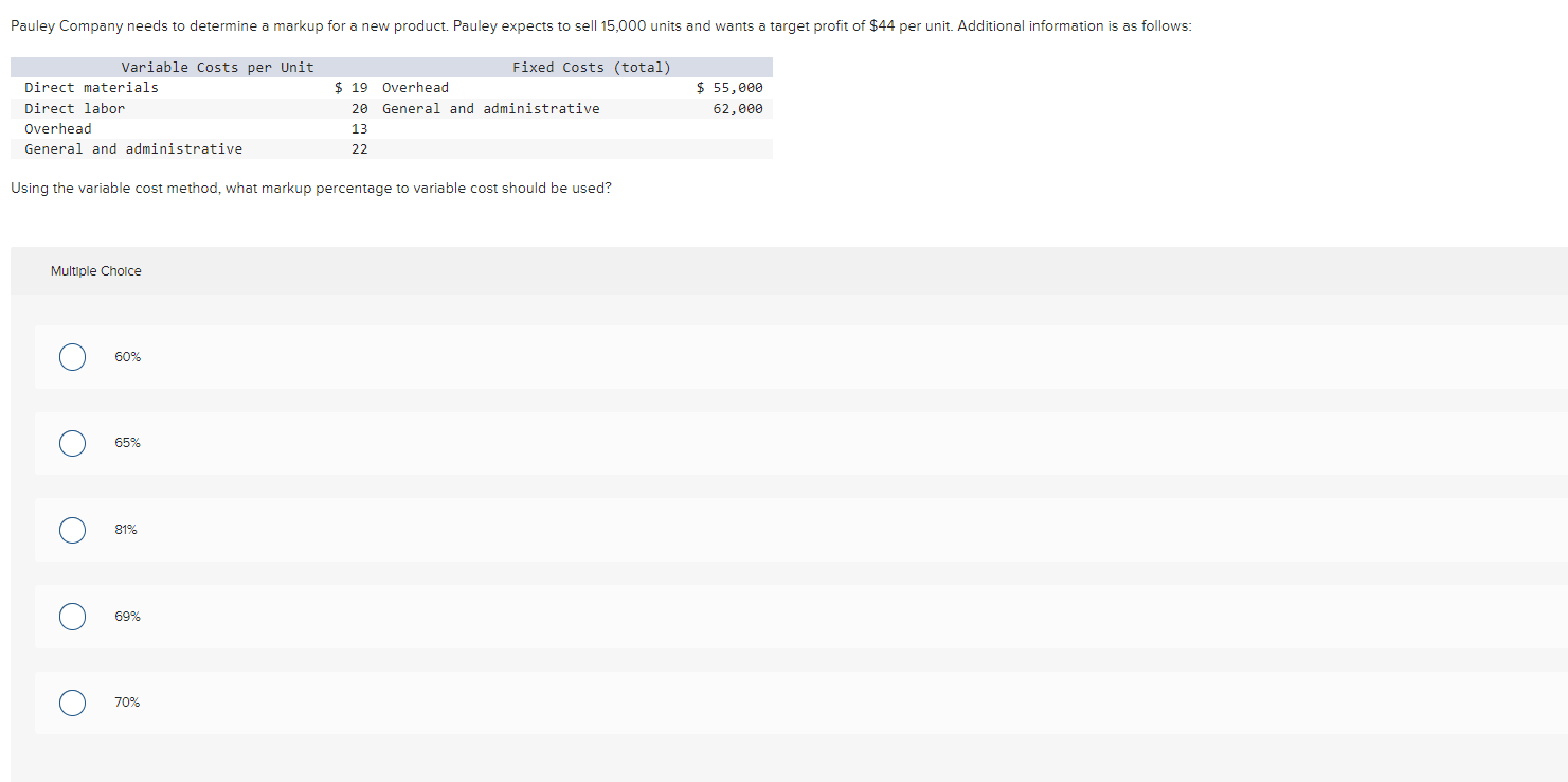 in a highly competitive market where the markel price lor lIS product