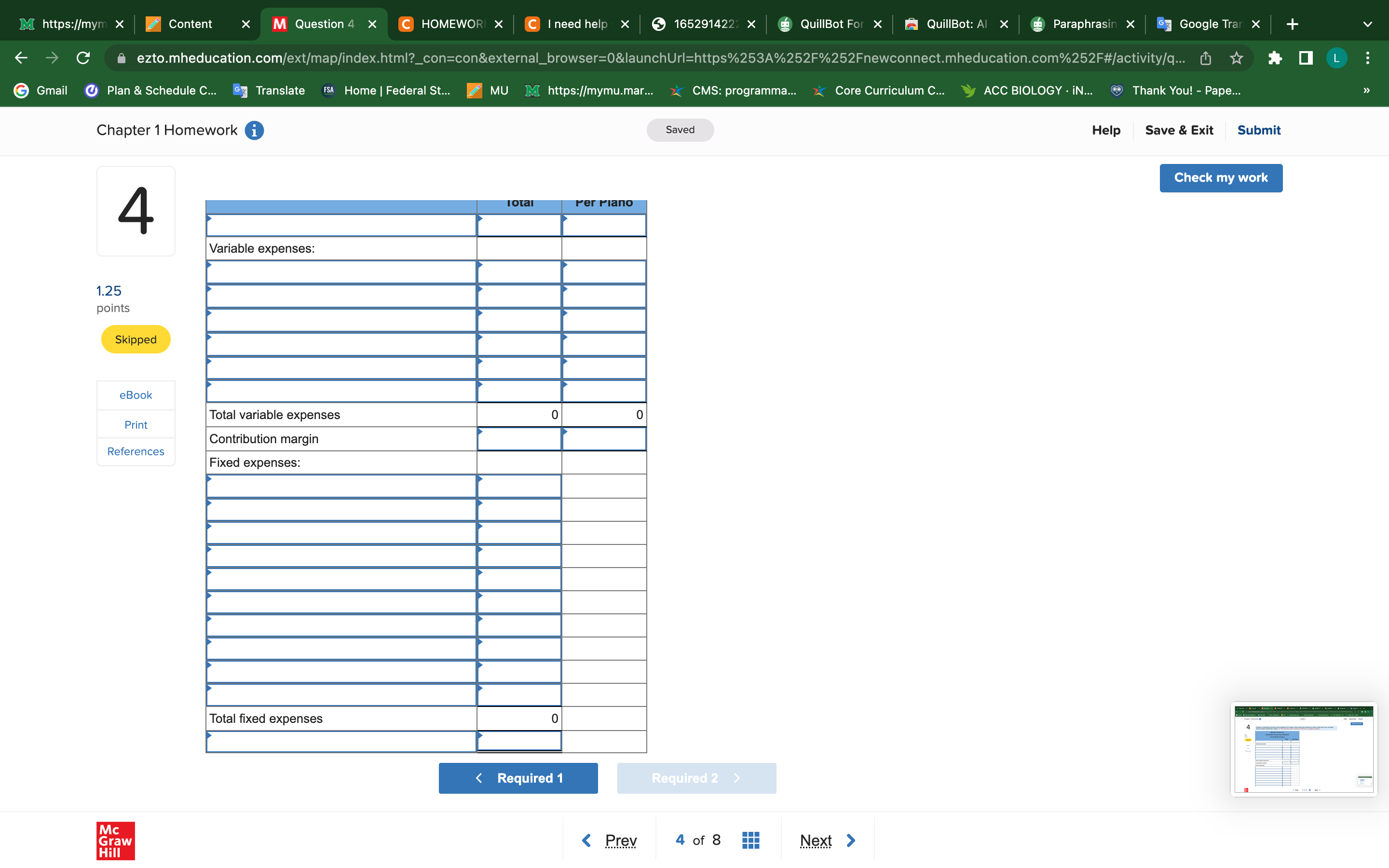 Schedule C... Translate FSA Home | Federal St... |MU M https://mymu.mar... CMS:
