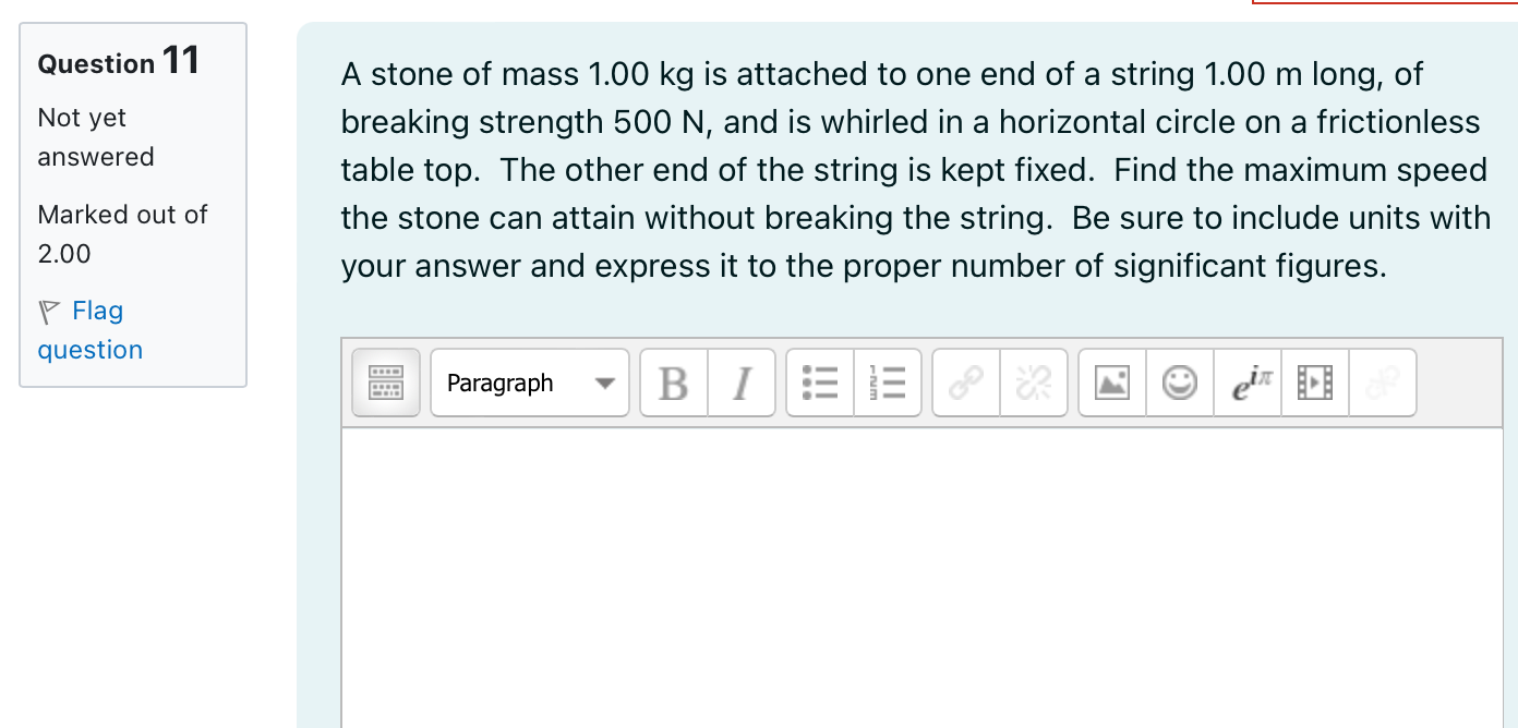 PLEASE HELP ME WITH THIS PHYSICS QUIZ THERES A TIME LIMIT Question
