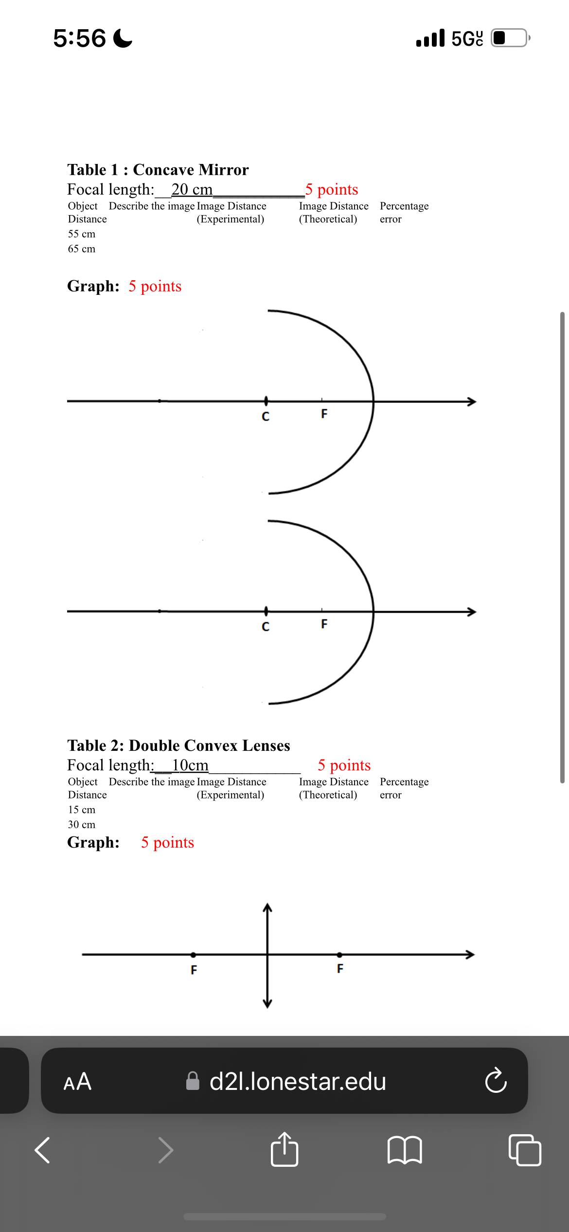 how to use ray diagram to find out location and shape of