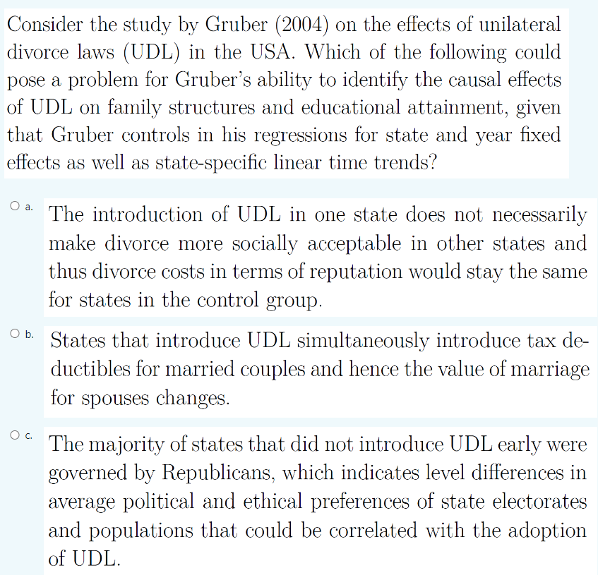 Dear Tutor, please choose the right answers only without explanation. Thank you.a)