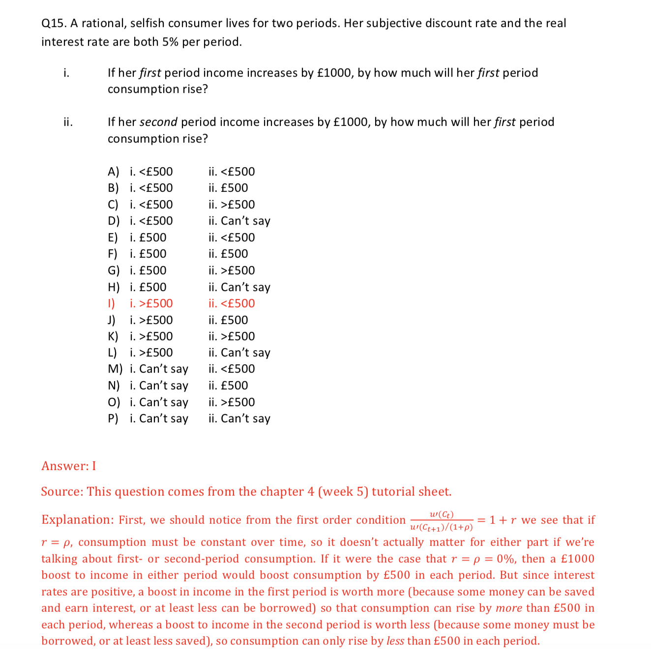 Hello, i am not really agree with the answer in the red,