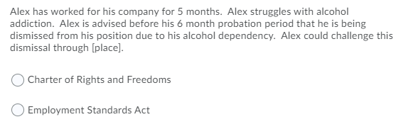 Can you please help which one is correct: Alex has worked for