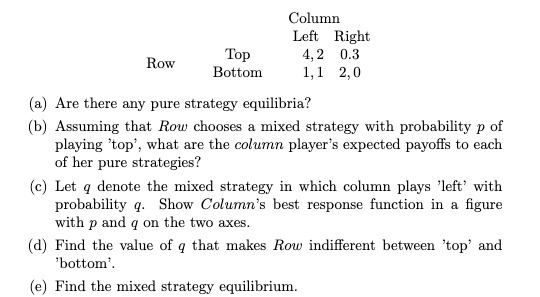  Column Left Right 4,2 0.3 Row Top Bottom 1, 1 2,0