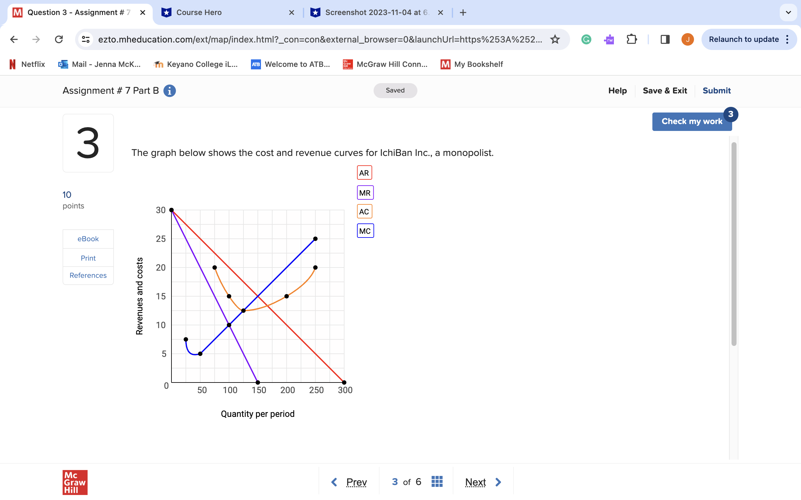 M Question 3 - Assignment # 7 X Course Hero x