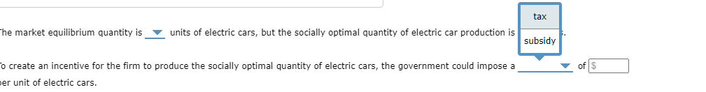 a constant perunit external cost of $300. The following graph shows the