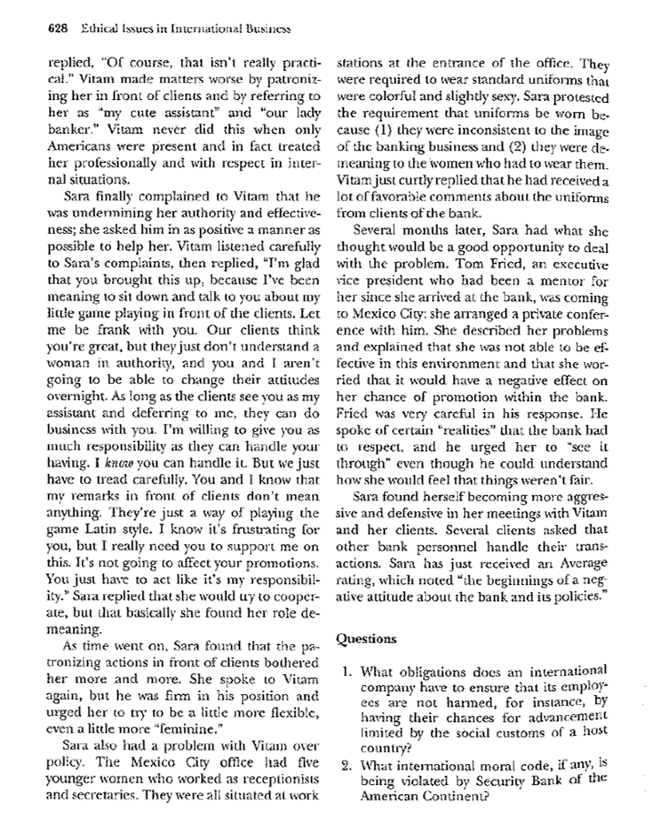 the Mexican culture and go with it, should you try to fight