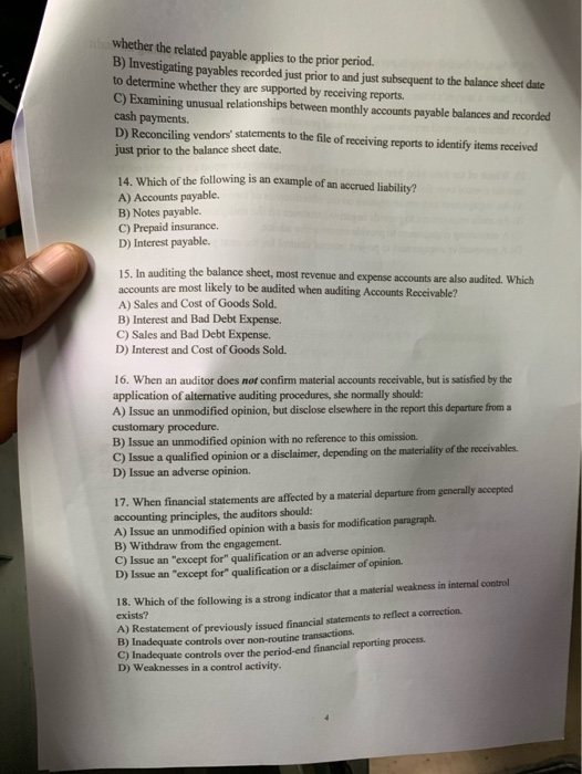 test the existence assertion for recorded receivables, an auditor would select a